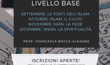 Corso di studi islamici – 2020